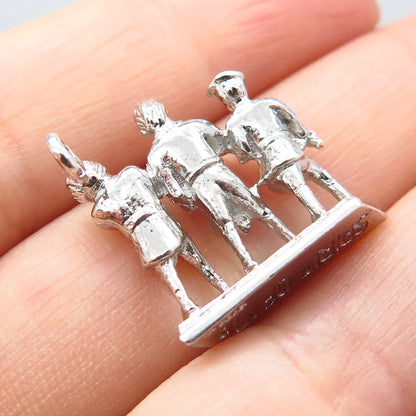 925 Sterling Silver Vintage Griffith & Sons Co Musicians Pendant