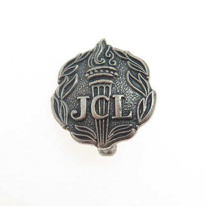 925 Sterling Silver Antique Art Deco National Junior Classical League Pin Brooch