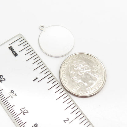 925 Sterling Silver Vintage Spencer "Confirmation" Religious Charm Pendant