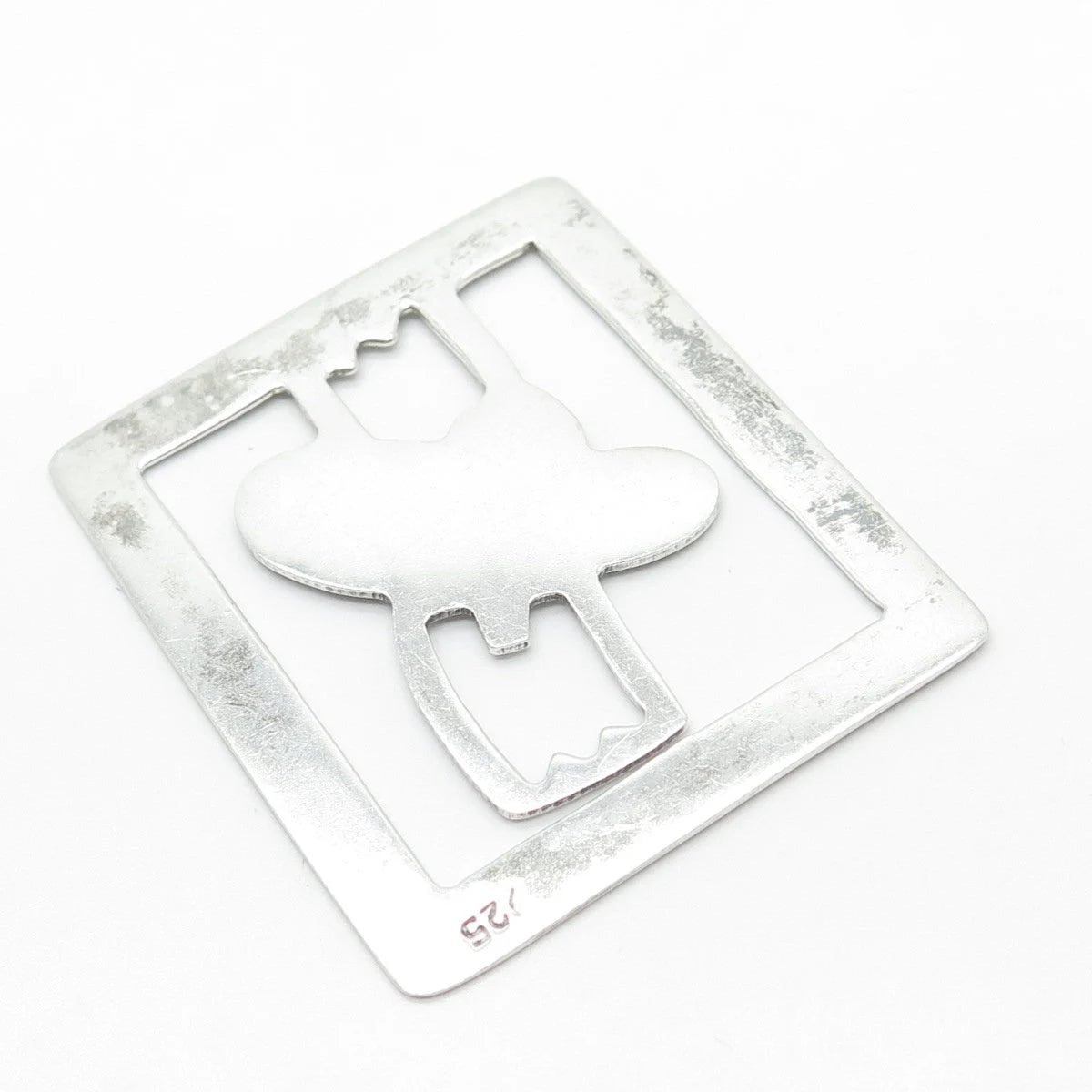 925 Sterling Silver Vintage Sombrero Bookmark