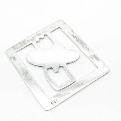 925 Sterling Silver Vintage Sombrero Bookmark