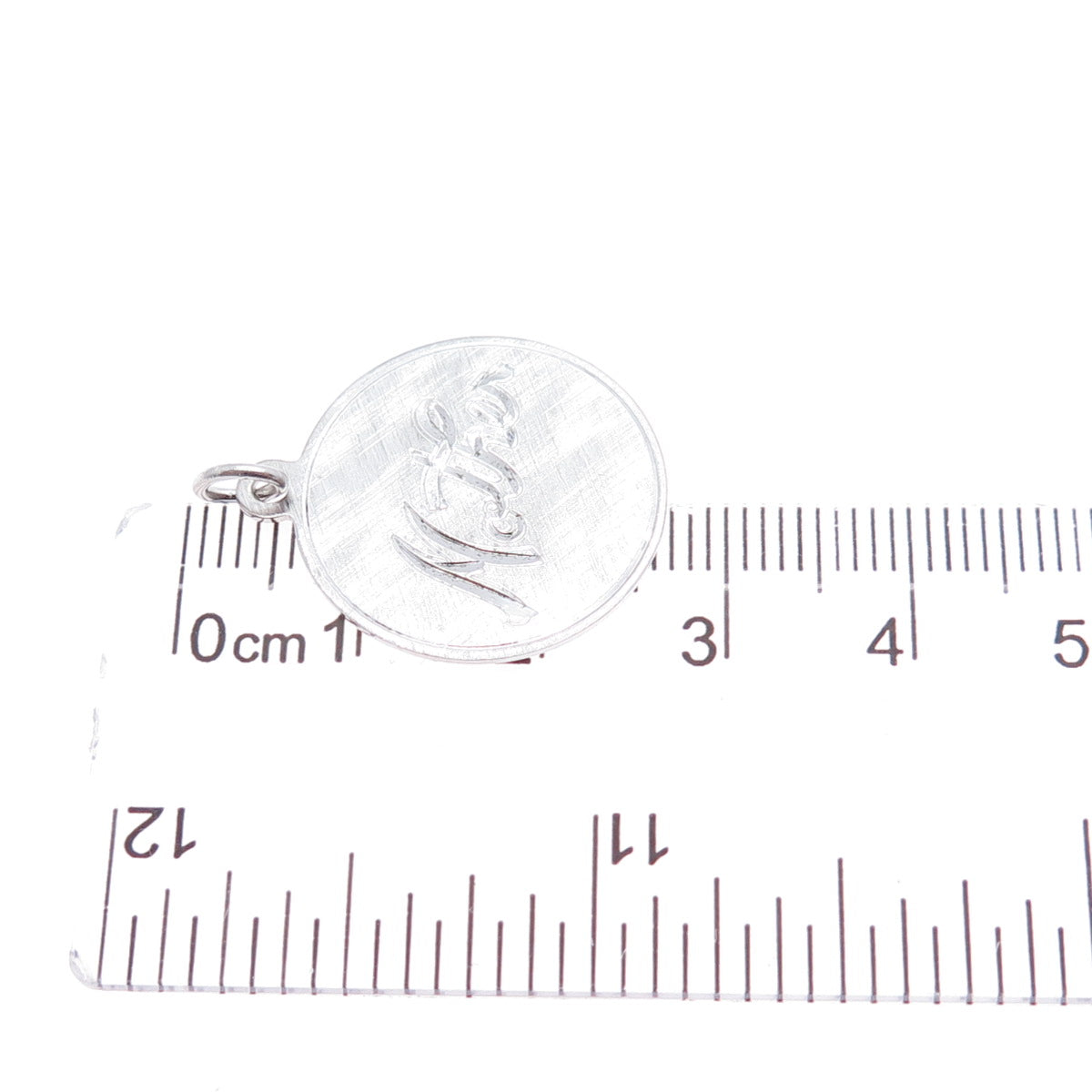 GRIFFITH & SONS CO. 925 Sterling Silver Vintage Engraved Mother Charm Pendant