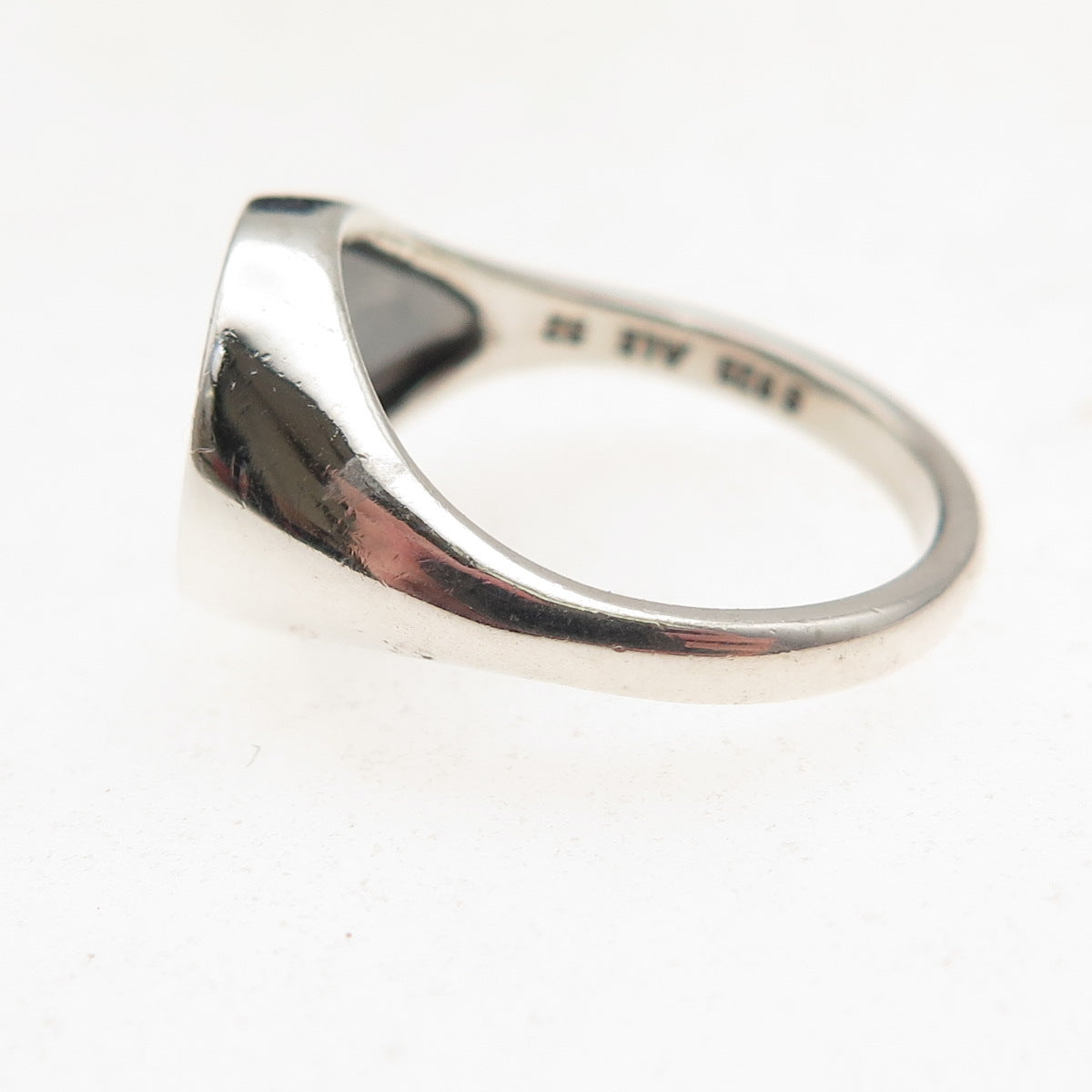 Pandora 925 Sterling Silver Round-Cut C Z Circle of Life Signet Ring Size 6