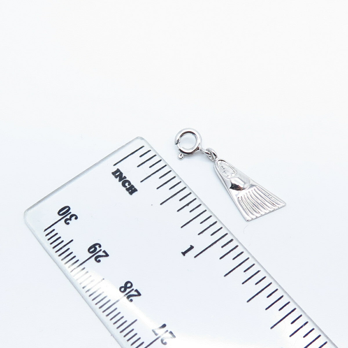 925 Sterling Silver Vintage Flippers Diving Pendant