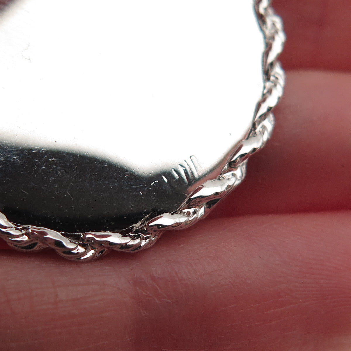 925 Sterling Silver Vintage Chai Judaica Charm Pendant
