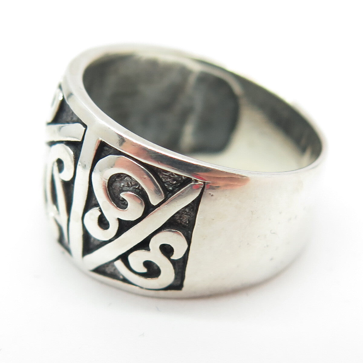 925 Sterling Silver Vintage "Majapahit Soldier" Ring Size 9.25