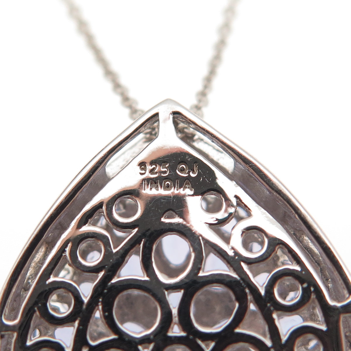 925 Sterling Silver Real Oval-Cut Tanzanite Cluster Cable Chain Necklace 18"