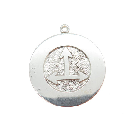 SIMONS BROTHERS 925 Sterling Silver Vintage Arrow Sign Charm Pendant
