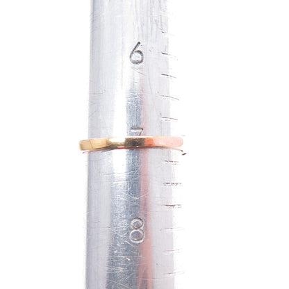 925 Sterling Silver Rose Gold Plated Multi-Color C Z Ring Size 7