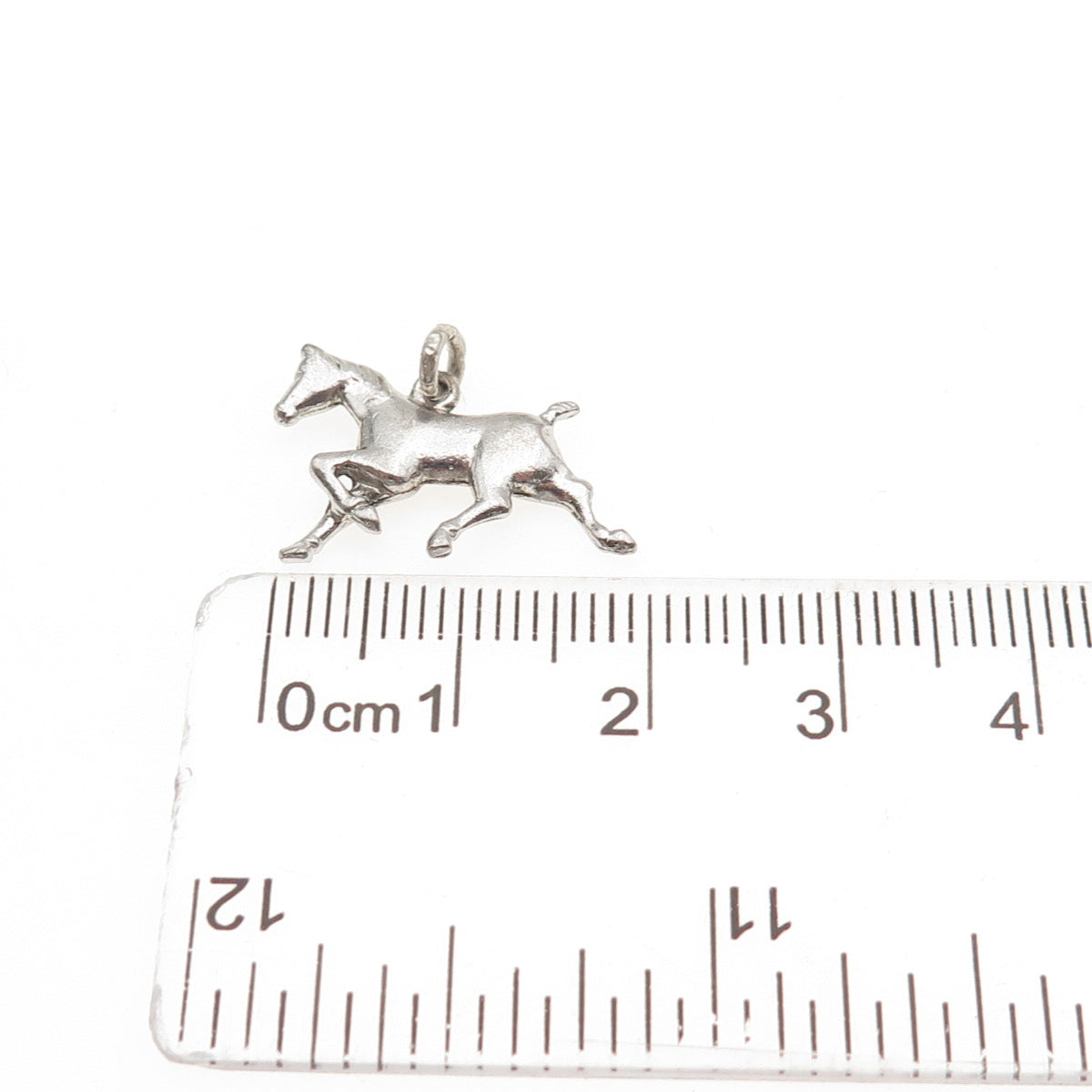 925 Sterling Silver Vintage Horse Mini Charm Pendant