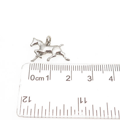 925 Sterling Silver Vintage Horse Mini Charm Pendant