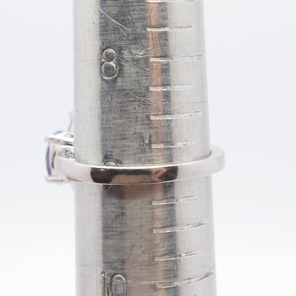925 Sterling Silver Lavender C Z Ring Size 9