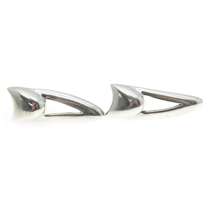 MARTELL 925 Sterling Silver Vintage Door Knocker Earrings