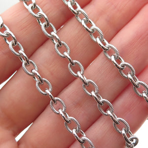Judith Ripka 925 Sterling Silver Cable Chain Necklace 22"