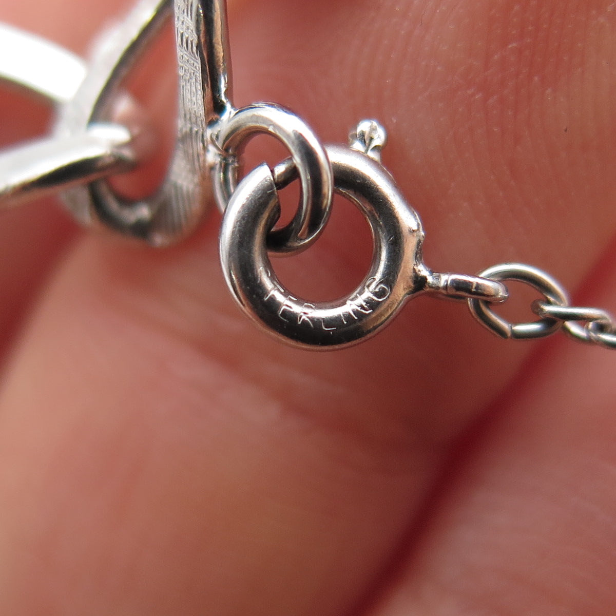 A&Z HAYWARD 925 Sterling Silver Vintage Curb Link Bracelet 7.25"