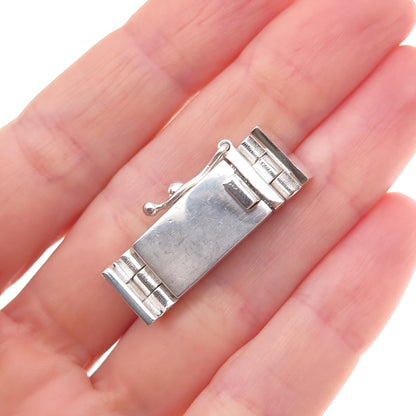 Serge DeNimes 925 Sterling Silver Vintage England Bracelet / Necklace Box Lock