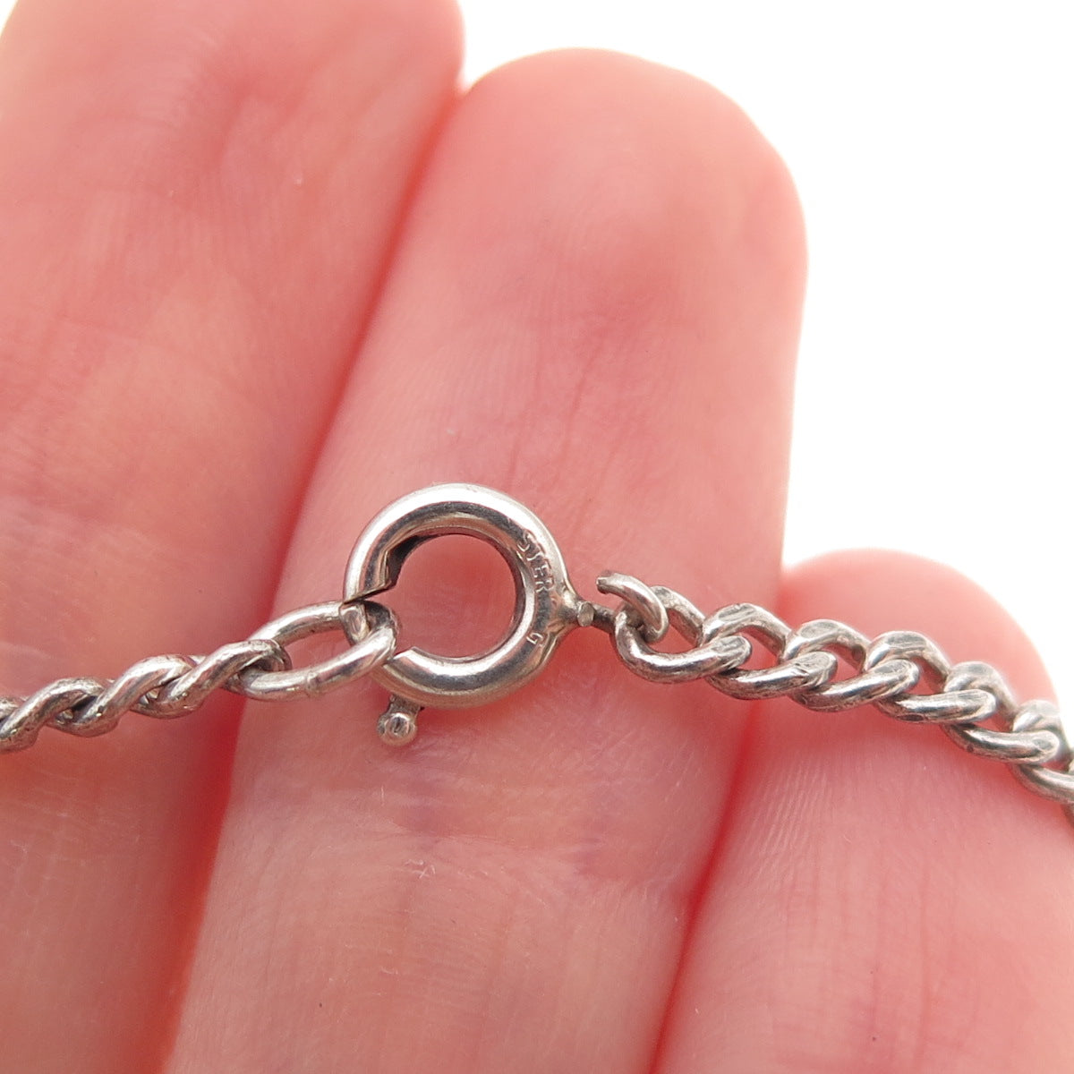 Tiffany & Co. 925 Sterling Silver Vintage Engraved James ID Bracelet 5.5"