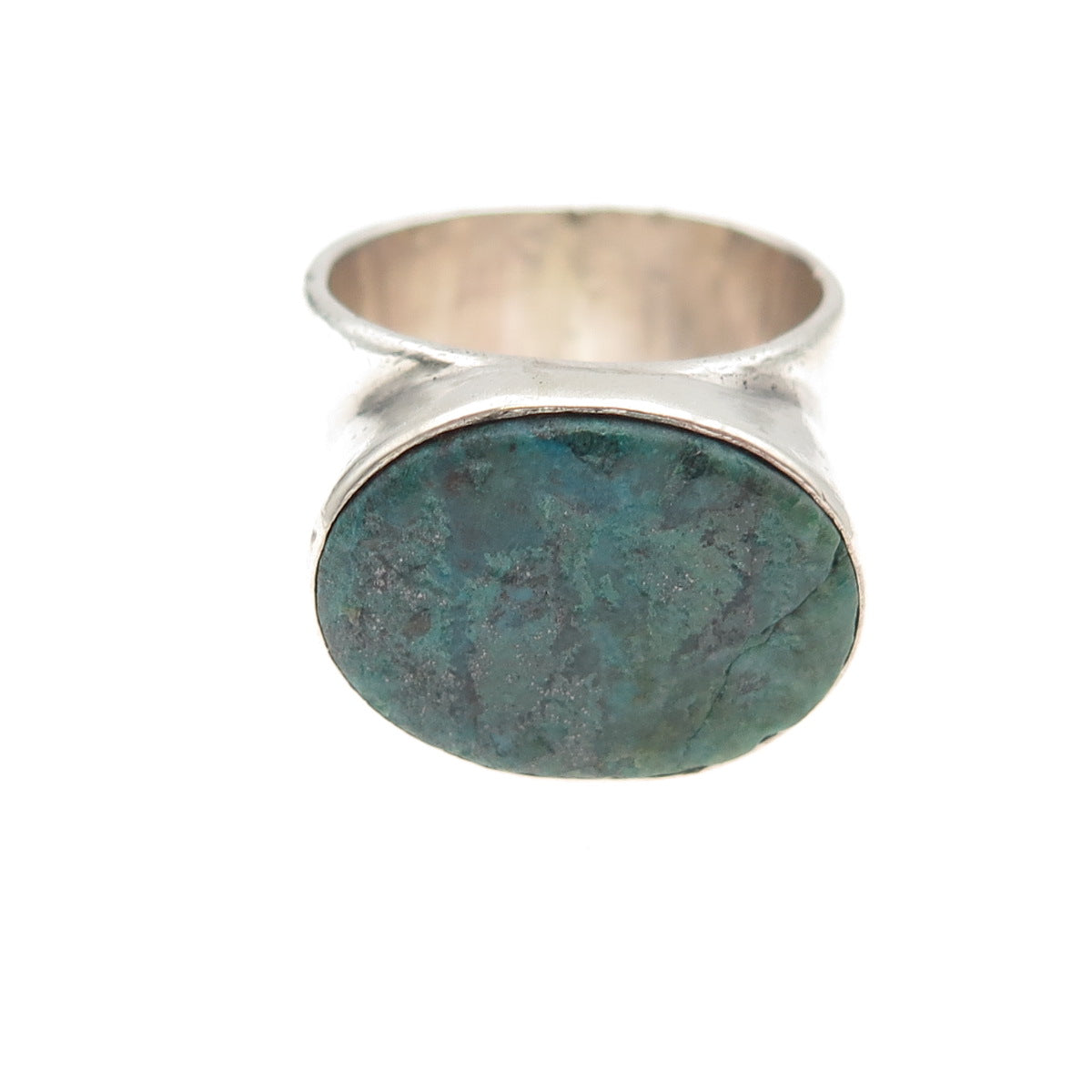 925 Sterling Silver Vintage Real Eilat Modernist Oxidized Ring Size 6