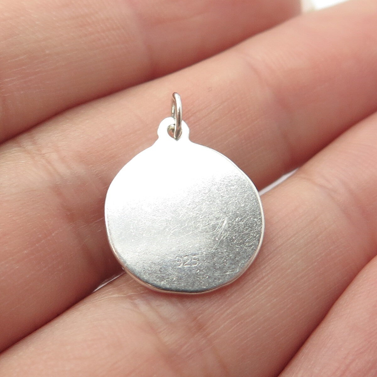 925 Sterling Silver Vintage Badger Charm Pendant
