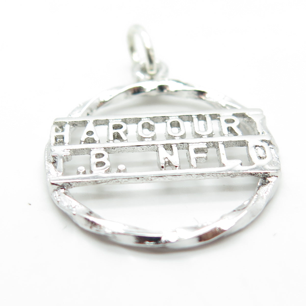 925 Sterling Silver Vintage Harcourt T. B. NFL Sport Club Pendant