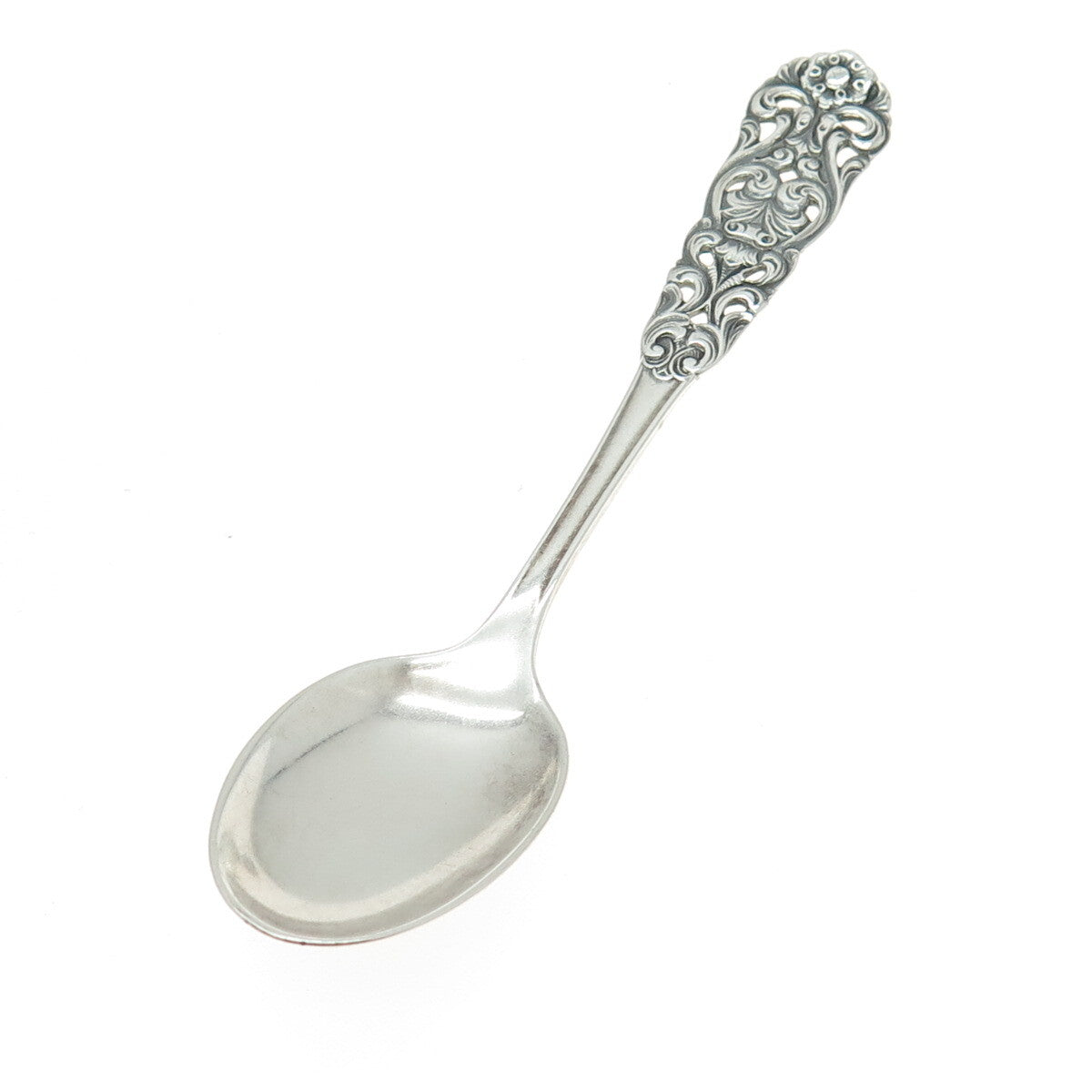 TH MARTHINSEN Sterling Silver Antique Art Deco Norway Valdres Coffee Spoon #203