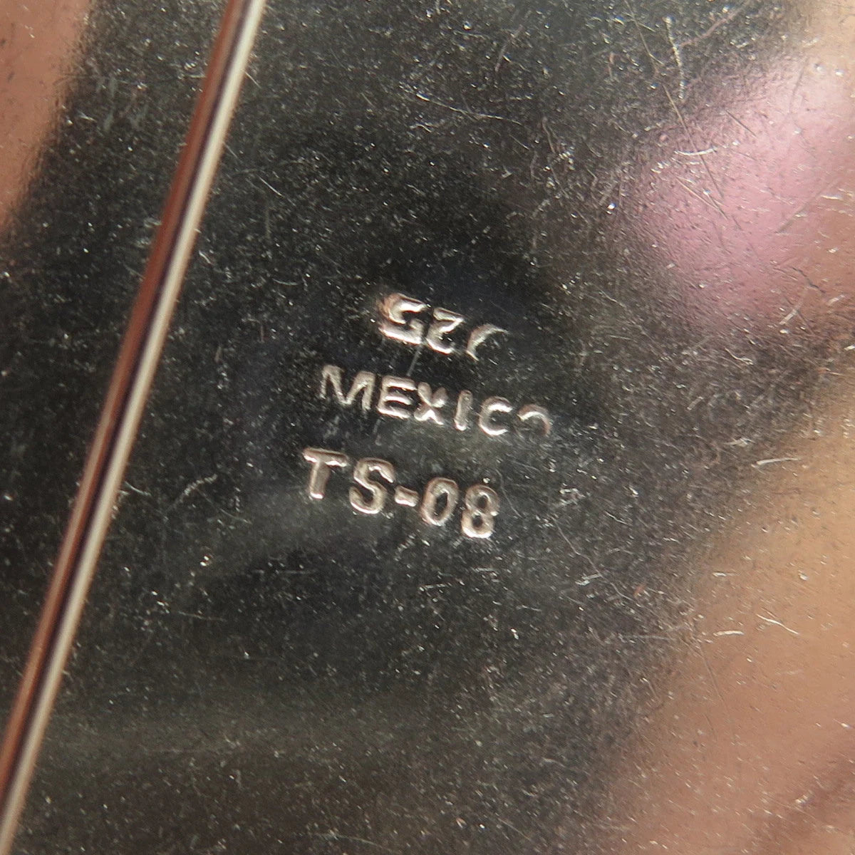 925 Sterling Silver Vintage Mexico Modernist Pin Brooch