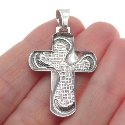 800 Silver Vintage Egypt Cross Pendant