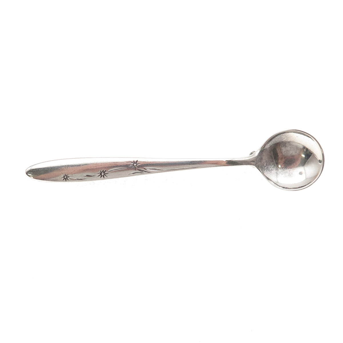 Gorham 925 Sterling Silver Vintage 1956 Celeste Salt & Spices Spoon Pin Brooch
