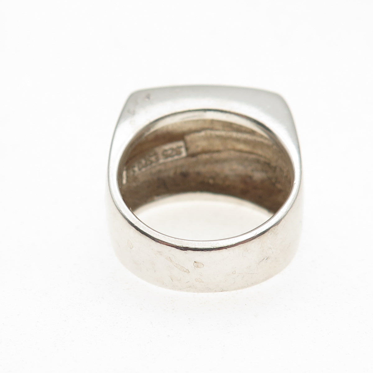 ESPO Joseph Esposito 925 Sterling Silver Vintage Modernist Ring Size 6.25