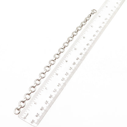 Tiffany & Co. 925 Sterling Silver Vintage Sevillana Oval Link Bracelet 7.75"