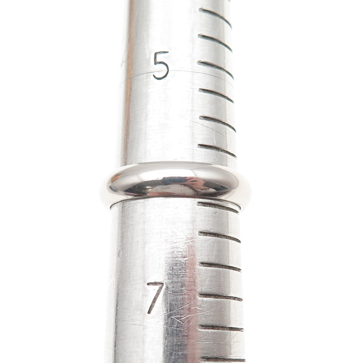 925 Sterling Silver Vintage Classic Wedding Band Ring Size 6.25