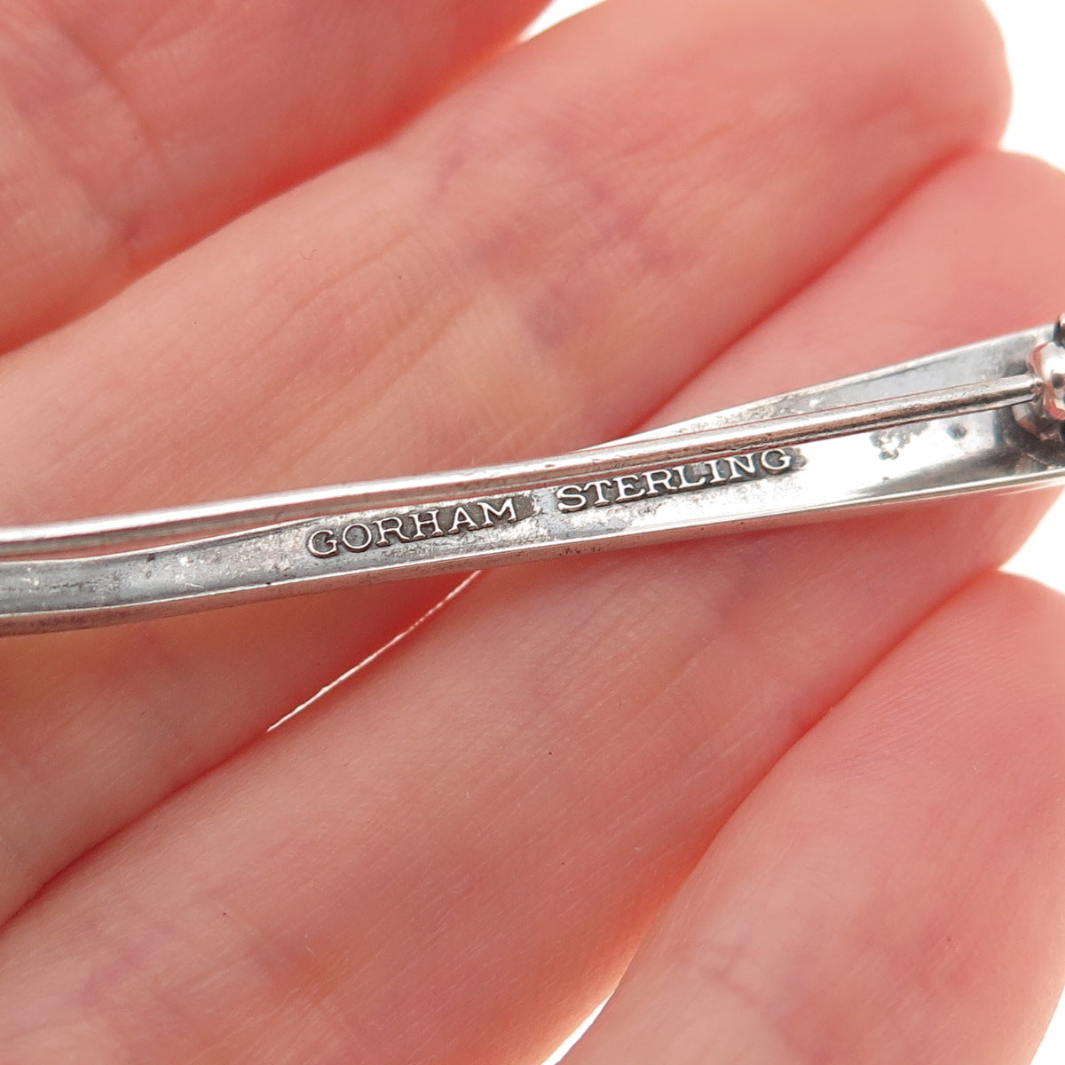 Gorham 925 Sterling Silver Vintage 1956 Celeste Salt & Spices Spoon Pin Brooch