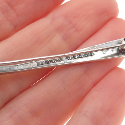 Gorham 925 Sterling Silver Vintage 1956 Celeste Salt & Spices Spoon Pin Brooch