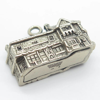925 Sterling Silver Vintage Department 56 Dickens Village Pendant