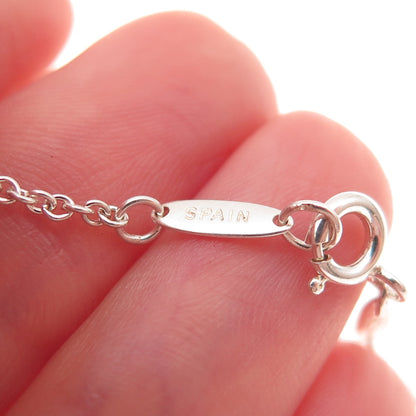 Tiffany & Co. Elsa Peretti 925 Sterling Silver Vintage Cable Chain Necklace 16"