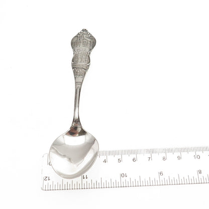 Shepard 925 Sterling Silver Antique Art Deco Sioux City Coffee Spoon