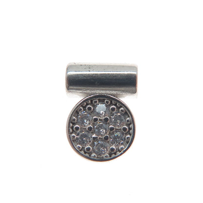 NOMINATION 925 Sterling Silver Round-Cut C Z SeiMia Minimalist Slide Pendant