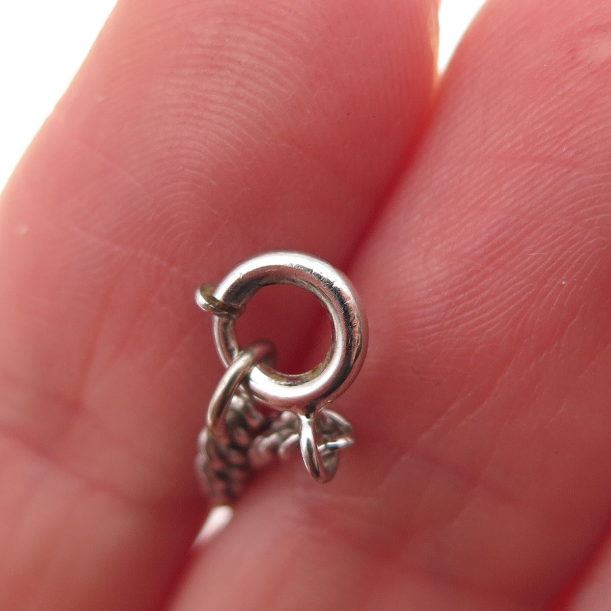 925 Sterling Silver Vintage Curb Chain Necklace 22"