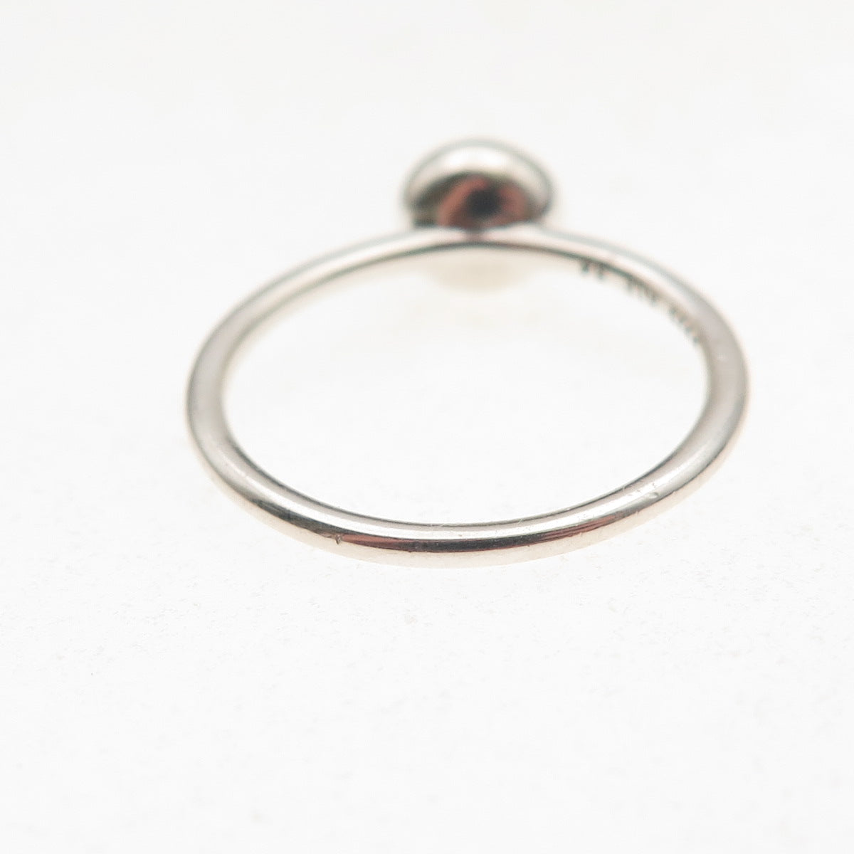 Pandora 925 Sterling Silver Red Crystal January Birthstone Ring Size 7