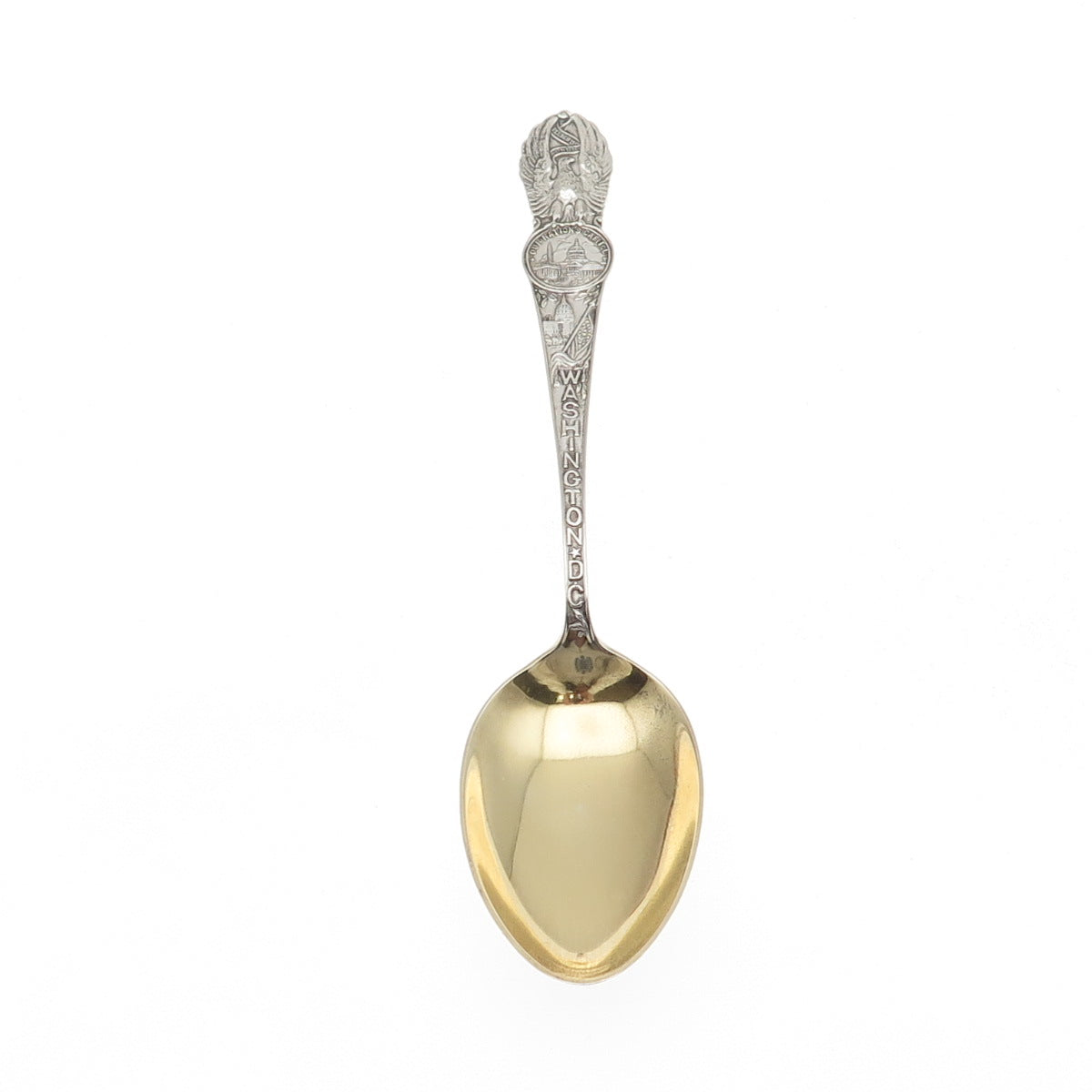 Manchester 925 Sterling Silver Antique Art Deco Washington DC Coffee Spoon