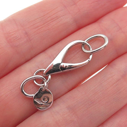NISHI 925 Sterling Silver Bracelet / Necklace Lobster Lock Clasp