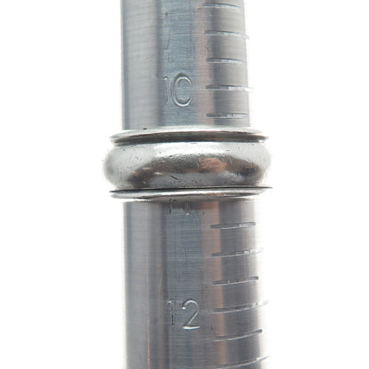 925 Sterling Silver Vintage Modernist Rotating Band Ring Size 11