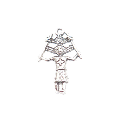 Old Pawn Sterling Silver Vintage Indian Chief Kachina Doll Mini Charm Pendant