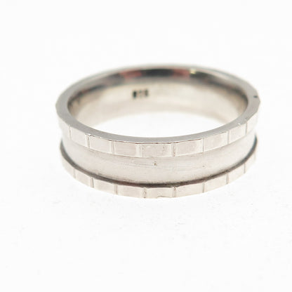 925 Sterling Silver Band Ring Size 7.75