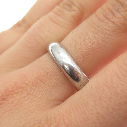 ROSS SIMONS 925 Sterling Silver Vintage Classic Wedding Band Ring Size 12