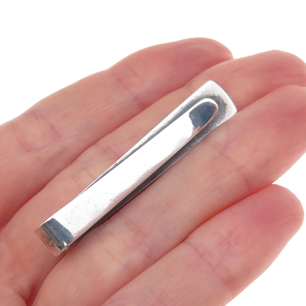 Towle 925 Sterling Silver Vintage 1965 Contessina Oxidized Tie Clip