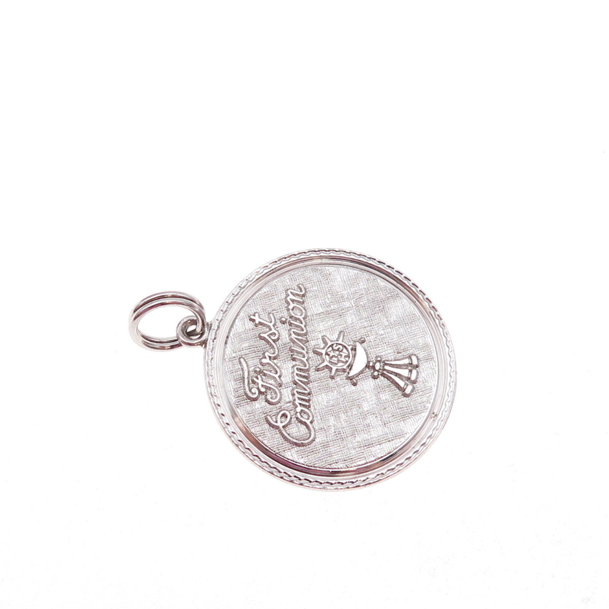 Griffith & Sons 925 Sterling Silver Vintage First Communion Charm Pendant