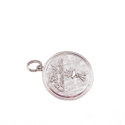 Griffith & Sons 925 Sterling Silver Vintage First Communion Charm Pendant