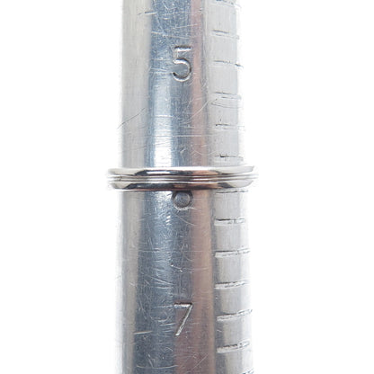 925 Sterling Silver Real Round & Heart-Cut Blue Topaz Bypass Ring Size 6