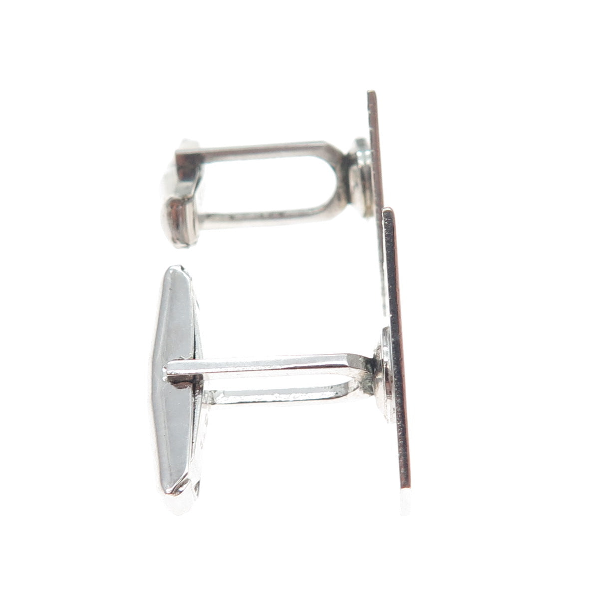 925 Sterling Silver Vintage T2 Modernist Cufflinks